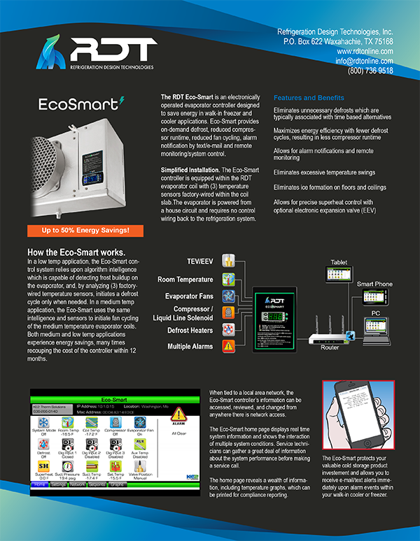 Products | EcoSmart Series | Refrigeration Design Technologies
